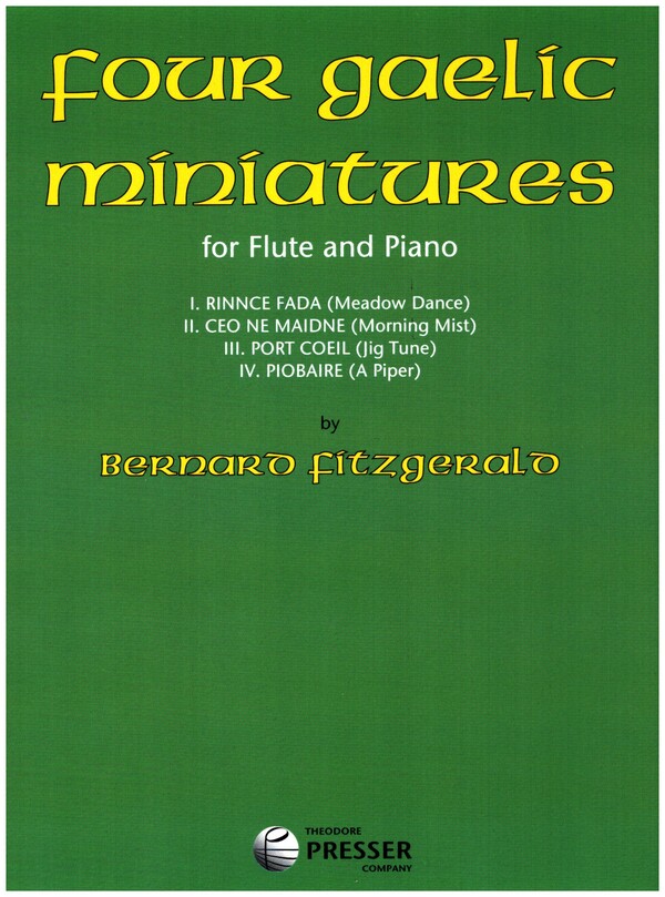 4 Gaelic Miniatures  for flute and piano  
