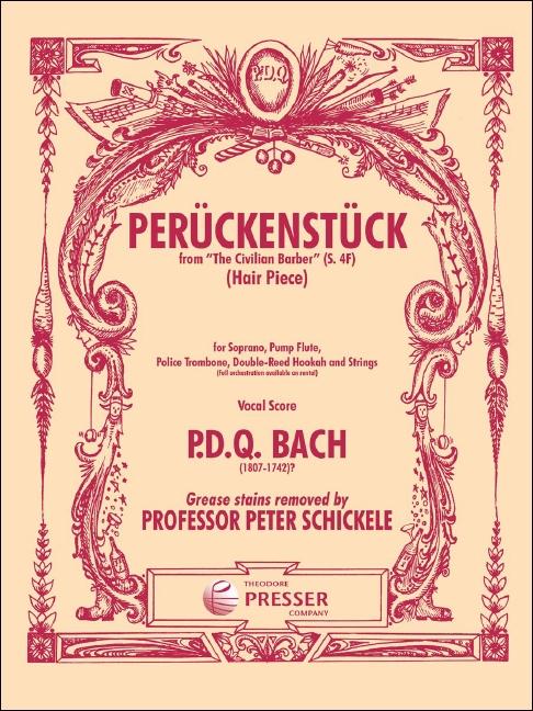 P. D. Q. Bach Peruckenstuck&nbsp;&nbsp;Gesang und Klavier&nbsp;&nbsp;Vokalpartitur