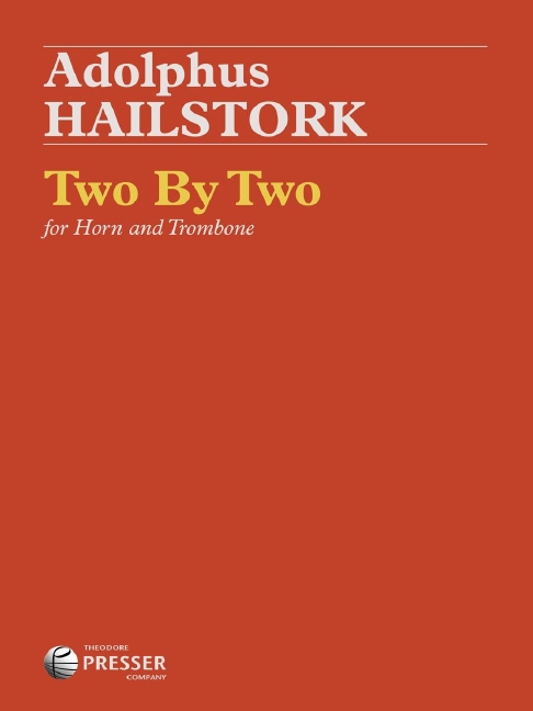 Adolphus Hailstork Two By Two&nbsp;&nbsp;Horn und Posaune&nbsp;&nbsp;Spielpartitur