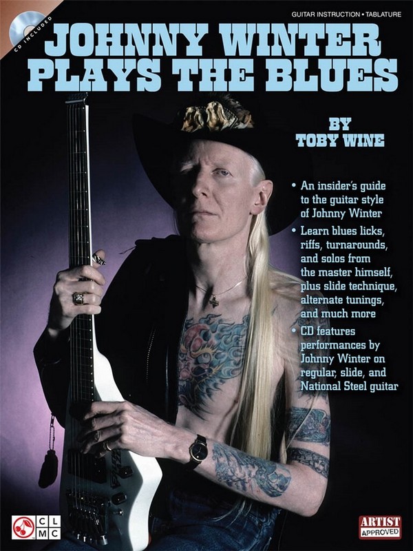 Johnny Winter Plays the Blues (+CD)  for guitar/tab  