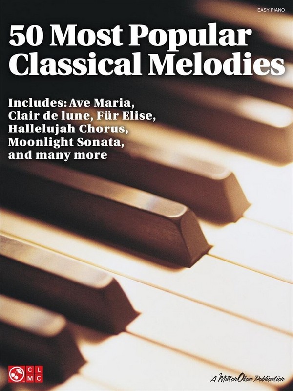 50 Most Popular Classical Melodies  Easy Piano  Buch