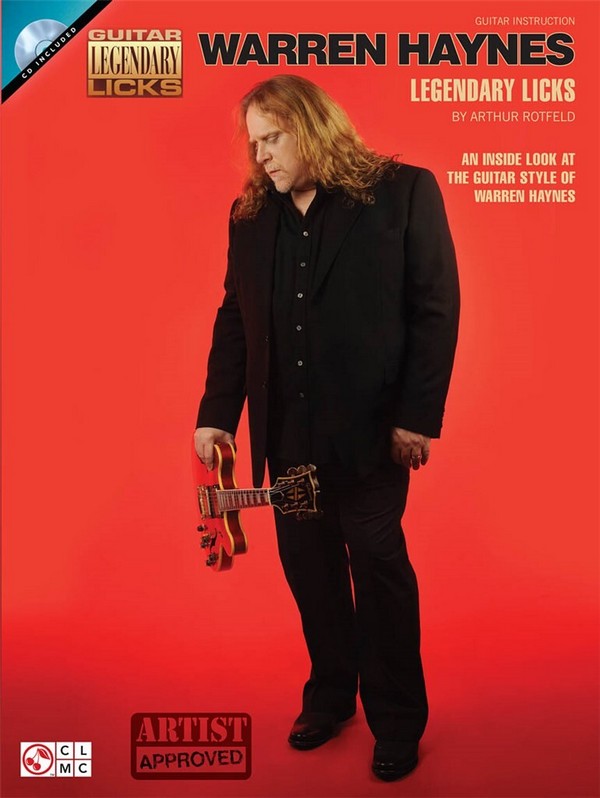 Warren Haynes Legendary Licks (+CD)&nbsp;&nbsp;for guitar&nbsp;&nbsp;