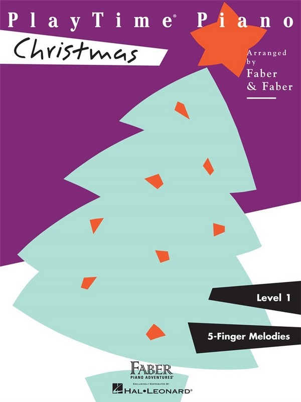 Playtime Piano - Christmas Level 1&nbsp;&nbsp;for 5-finger piano (with lyrics)&nbsp;&nbsp;with teacher's accompaniment
