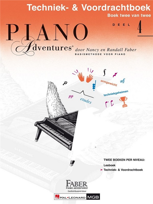 Piano Adventures Techniek- & Voordrachtboek Vol. 4&nbsp;&nbsp;for piano&nbsp;&nbsp;Niederländische Ausgabe