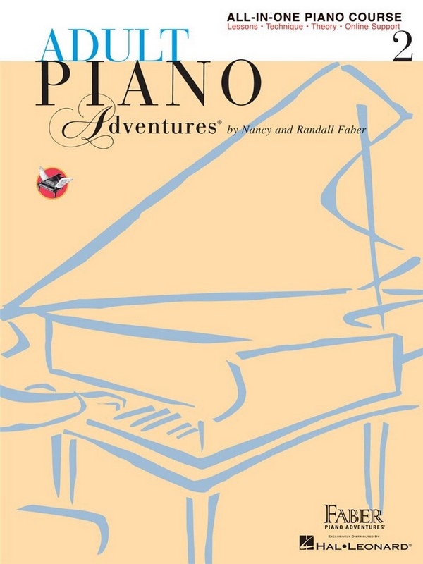 Adult Piano Adventures Level 2  All-in-One Lesson Book  