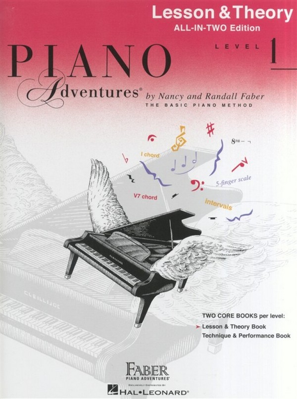Piano Adventures All-In-Two Level 1 Lesson/Theory  for piano  