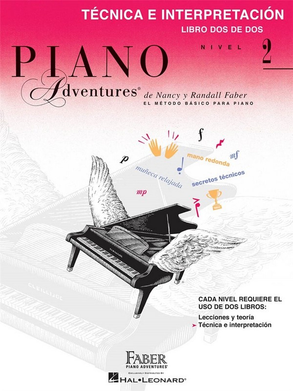 Piano Adventures: Técnica e Interpretación Nivel 2  para piano  Text spanisch