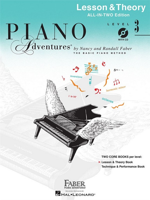HL00148145 Piano Adventures Level 3 - Lesson & Theory (+CD) :  for piano  