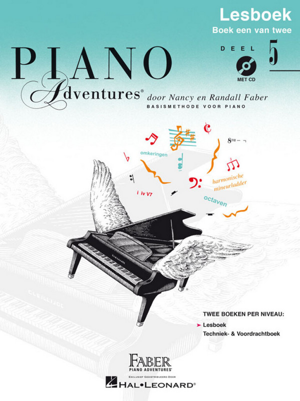 Piano Adventures: Lesboek Deel 5 +CD&nbsp;&nbsp;Klavier&nbsp;&nbsp;Buch + CD
