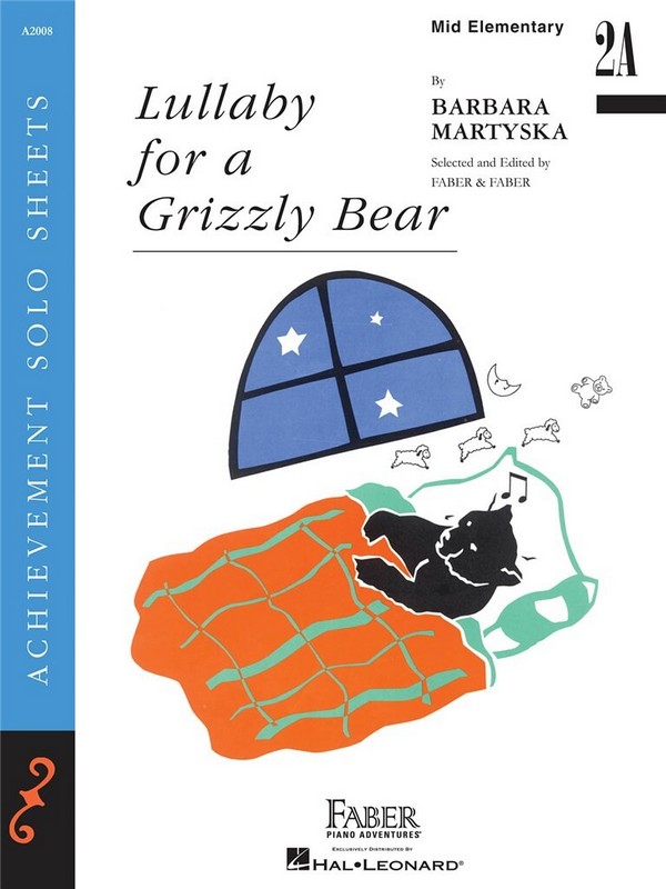 Barbara Martyska: Lullaby For A Grizzly Bear  Piano  Instrumental Album