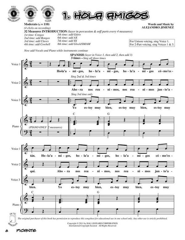 Alejandro Jimenez, Picante&nbsp;&nbsp;School Musical&nbsp;&nbsp;CD