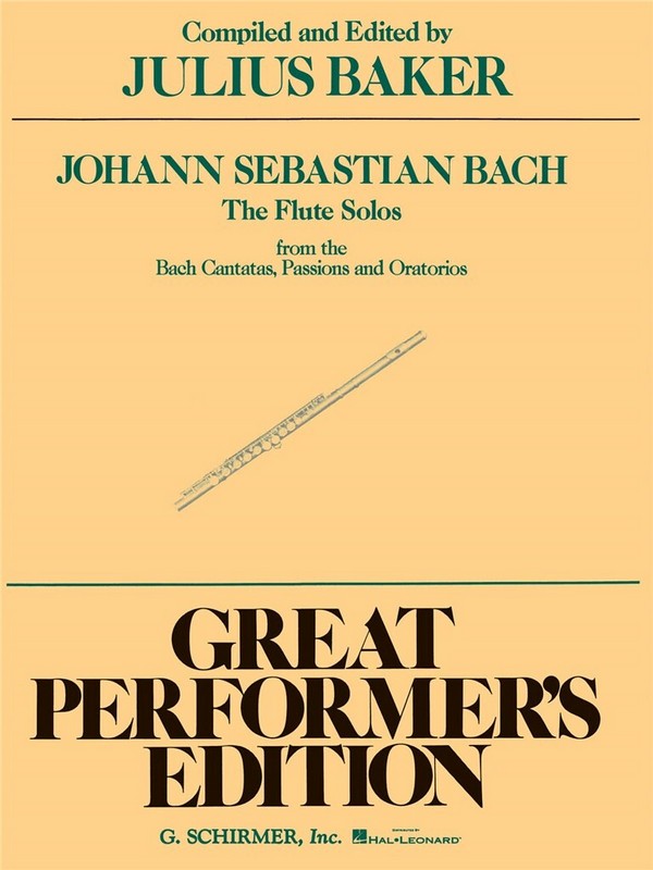 Johann Sebastian Bach, Flute Solos From Cantatas, Passions And Oratori&nbsp;&nbsp;Flute&nbsp;&nbsp;Buch