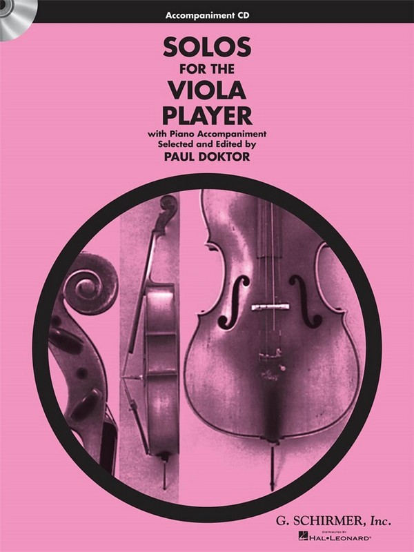 Solos For The Viola Player&nbsp;&nbsp;Viola und Klavier&nbsp;&nbsp;CD