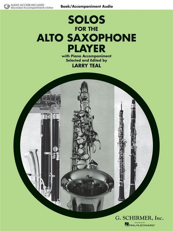 Solos for the Alto Saxophone Player (+Audio Access)&nbsp;&nbsp;for alto saxophone and piano&nbsp;&nbsp;