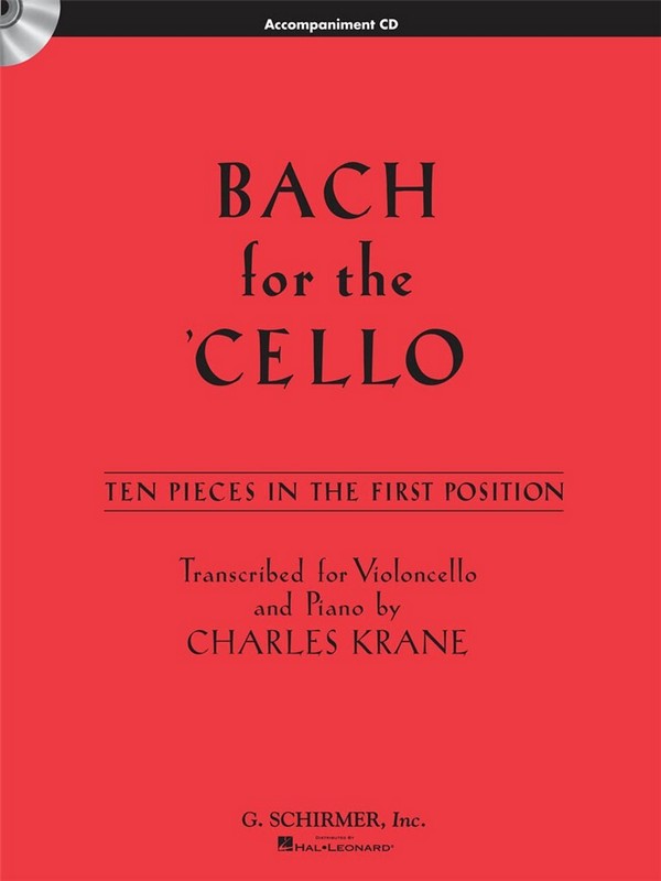 Johann Sebastian Bach, Bach For The Cello&nbsp;&nbsp;Cello&nbsp;&nbsp;CD