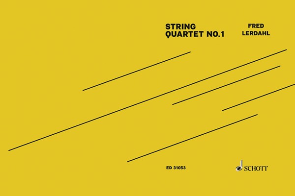 F. Lerdahl, String Quartet No.1&nbsp;&nbsp;für Streichquartett&nbsp;&nbsp;Partitur und Stimmen