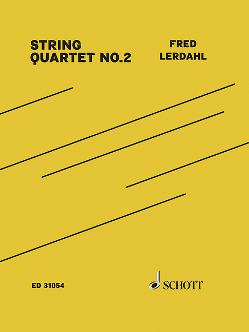F. Lerdahl, String Quartet No.2&nbsp;&nbsp;für Streichquartett&nbsp;&nbsp;Partitur und Stimmen