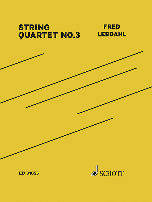 F. Lerdahl, String Quartet No.3&nbsp;&nbsp;für Streichquartett&nbsp;&nbsp;Partitur und Stimmen