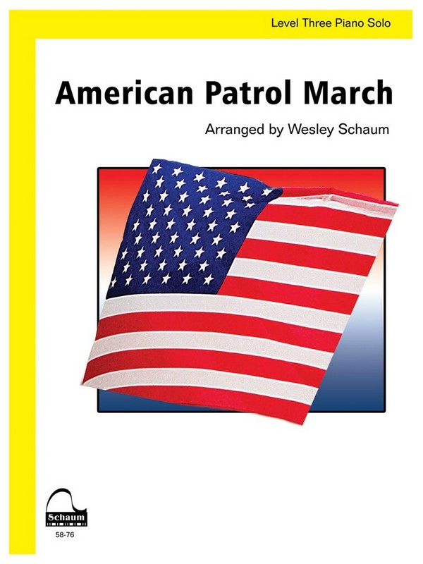 American Patrol March  Klavier  Buch