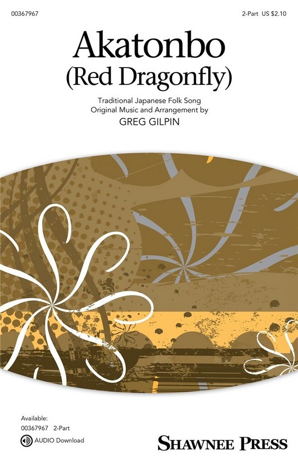 Akatonbo (Red Dragonfly)&nbsp;&nbsp;for 2-part choir and piano&nbsp;&nbsp;score