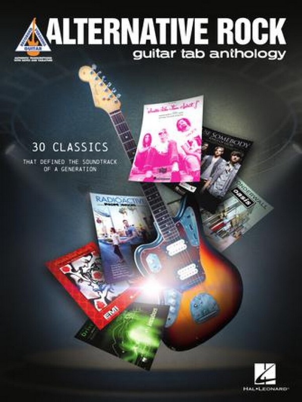 Alternative Rock Guitar Tab Anthology&nbsp;&nbsp;for guitar&nbsp;&nbsp;Songbook tablature, notes, chords, lyrics