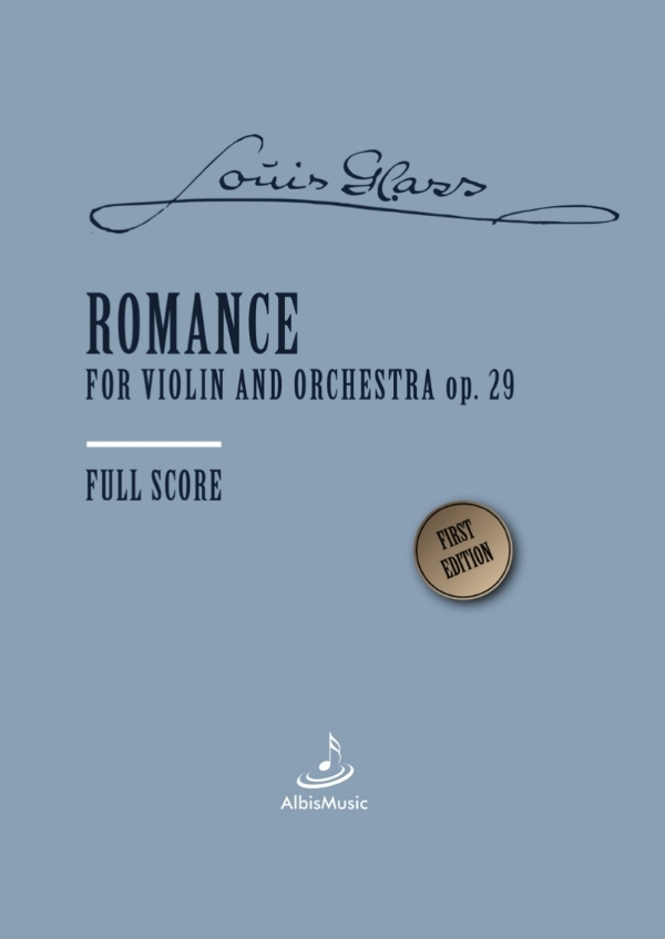 Romance op.29&nbsp;&nbsp;for violin and orchestra&nbsp;&nbsp;score