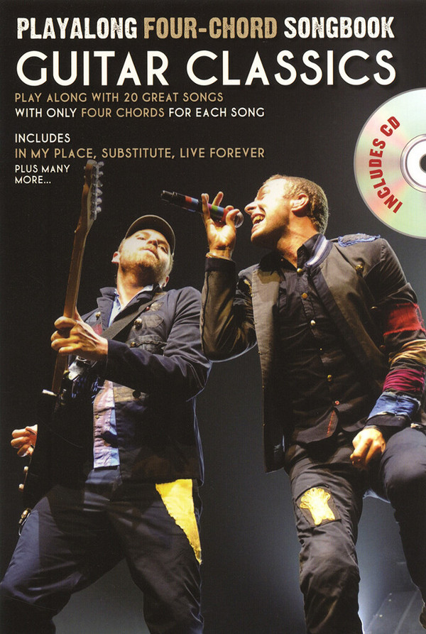 Playalong 4-Chord Songbook - Guitar Classics&nbsp;&nbsp;(+CD)&nbsp;&nbsp;songbook lyrics/chords/guitar boxes