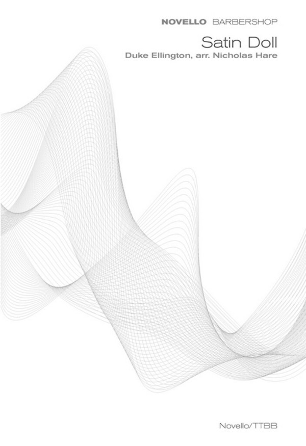 Satin Doll  for male choir (TTBB) a cappella  choral score