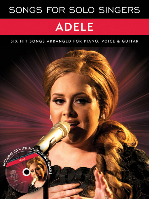 Songs for Solo Singers - Adele (+CD):&nbsp;&nbsp;Songbook piano/vocal/guitar&nbsp;&nbsp;