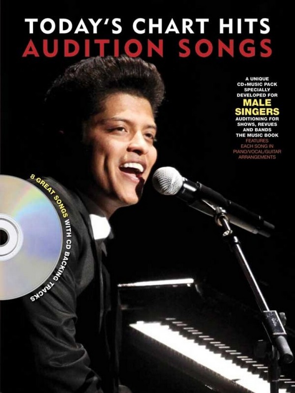 Audition Songs For Male Singers:&nbsp;&nbsp;Piano, Vocal and Guitar&nbsp;&nbsp;Buch