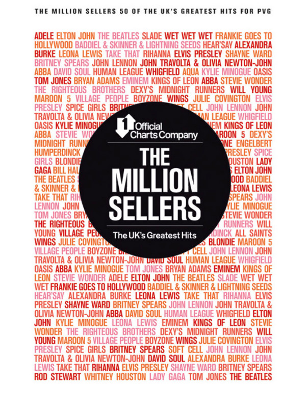 The Official Charts Company: The Million Sellers - 50 Of The UK's Grea&nbsp;&nbsp;Piano, Vocal & Guitar&nbsp;&nbsp;Mixed Songbook