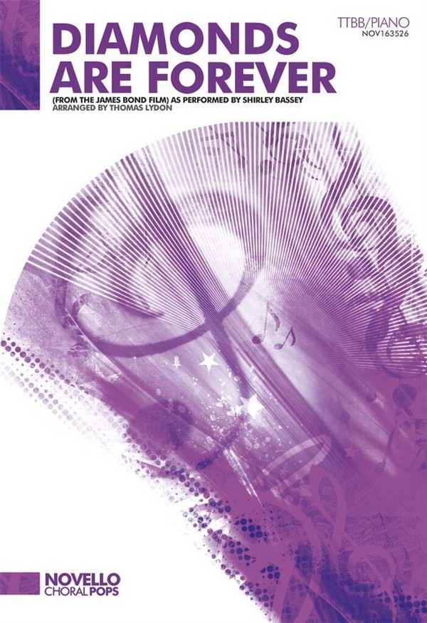 John Barry_Shirley Bassey, Diamonds Are Forever&nbsp;&nbsp;TTBB and Piano&nbsp;&nbsp;Chorpartitur