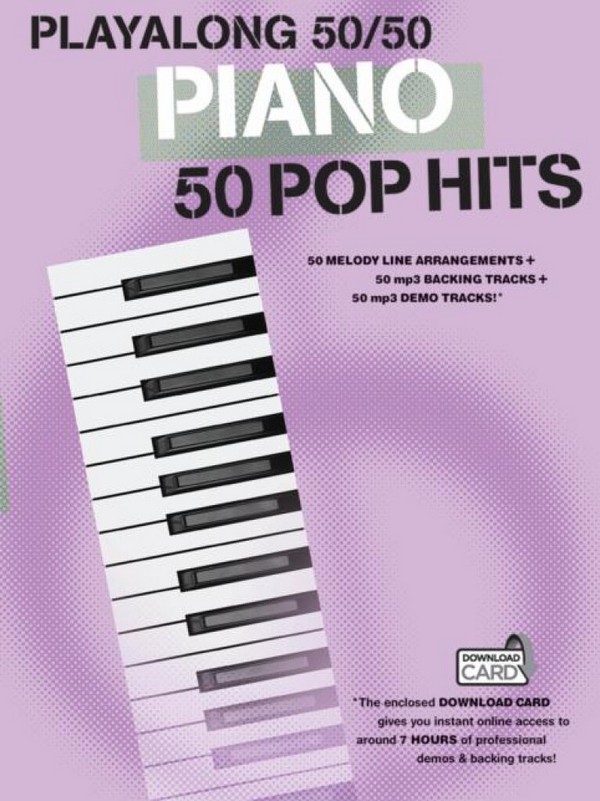 50 Pop Hits (+Download Card)&nbsp;&nbsp;Songbook piano/vocal/guitar&nbsp;&nbsp;