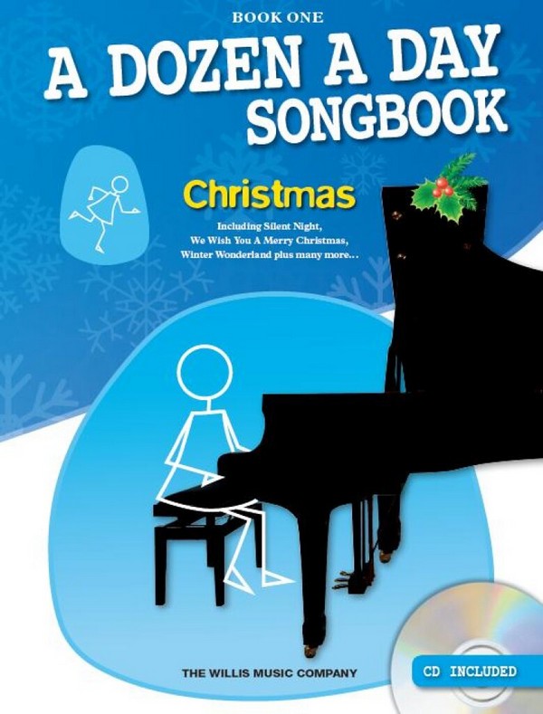 A Dozen A Day Songbook - Christmas vol.1 (+CD)  for piano (with lyrics and teacher accompaniment)  