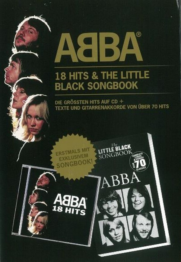 ABBA: 18 Hits & The Little Black Songbook (Book/CD)&nbsp;&nbsp;Lyrics & Chords&nbsp;&nbsp;Artist Songbook