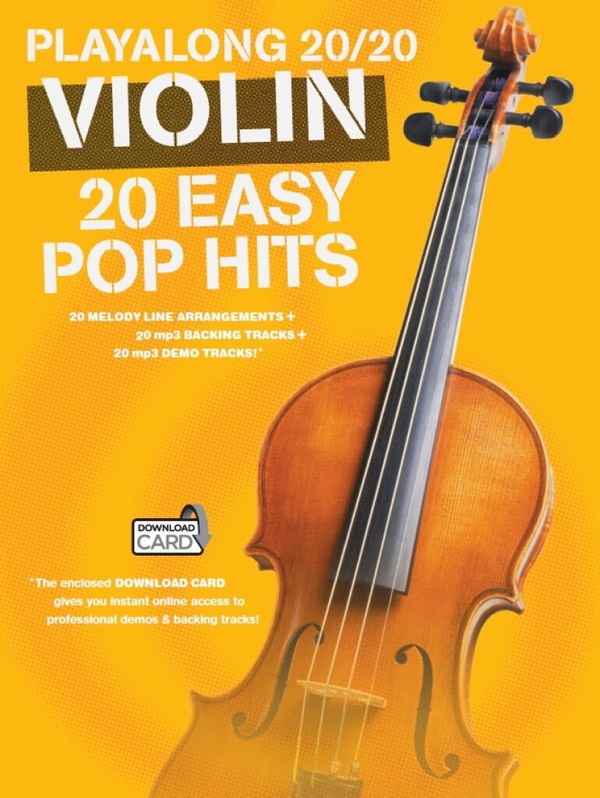 Playalong 20/20 Violin (+download card):&nbsp;&nbsp;for violin&nbsp;&nbsp;
