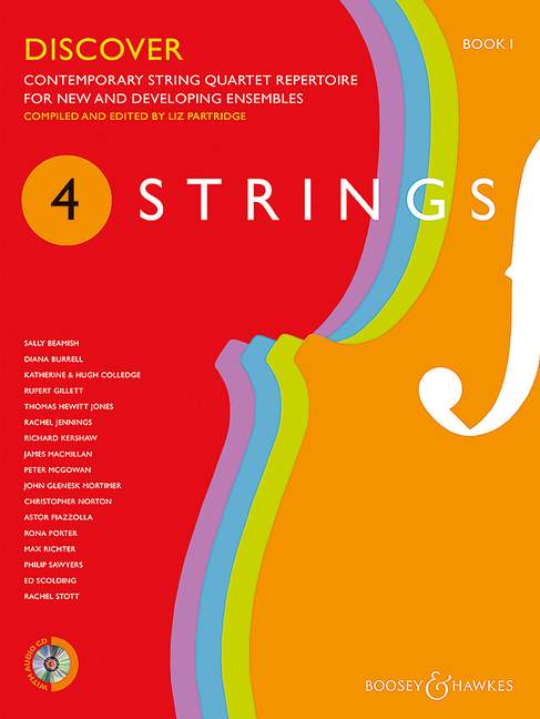 4 Strings vol.1 - Discover (+CD)&nbsp;&nbsp;for string quartet&nbsp;&nbsp;score