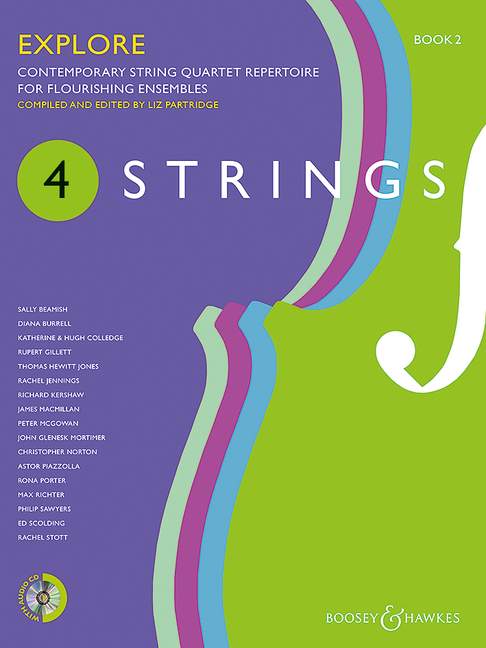 4 Strings - Explore (+CD)&nbsp;&nbsp;for string quartet&nbsp;&nbsp;score