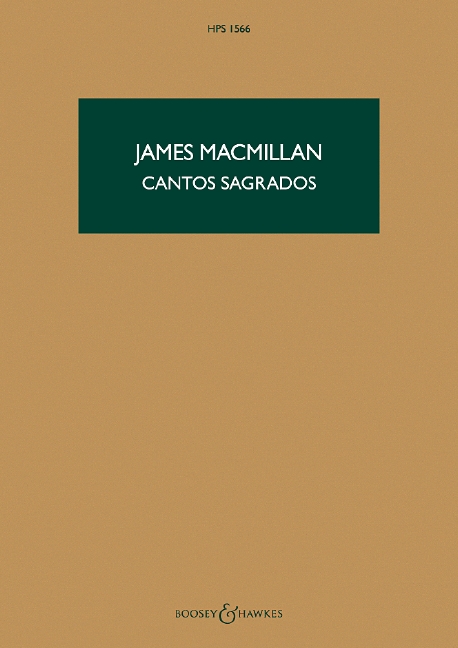 Cantos sagrados  for mixed chorus and orchestra  study score