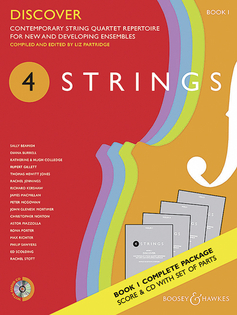 4 Strings - Discover (+CD)&nbsp;&nbsp;for string quartet&nbsp;&nbsp;score and parts