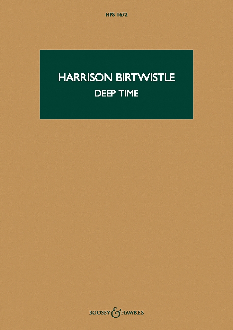 Deep Time&nbsp;&nbsp;for orchestra&nbsp;&nbsp;study score