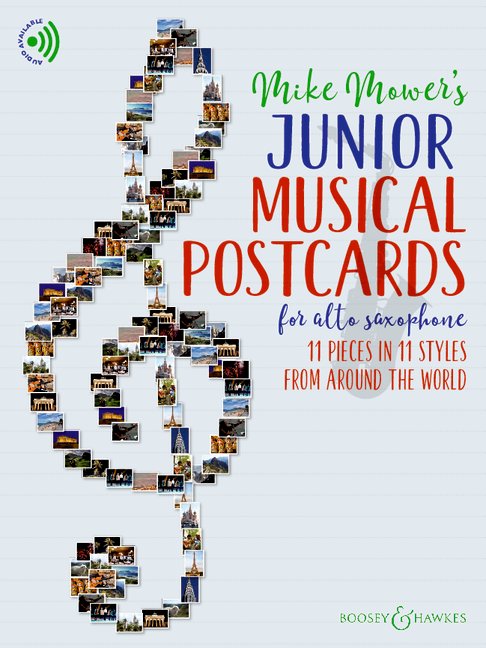 Junior Musical Postcards (+Online Audio)&nbsp;&nbsp;for alto saxophone&nbsp;&nbsp;