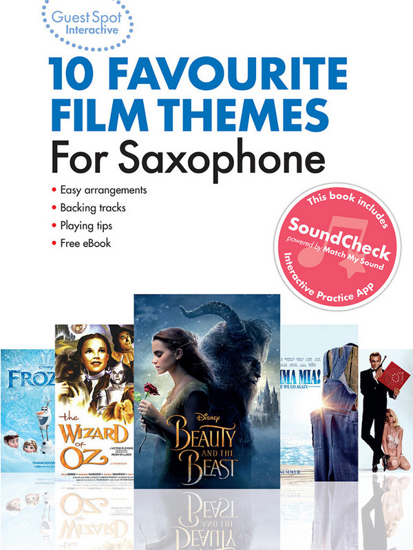10 favourite Film Themes (+Soundcheck):  for saxophone  