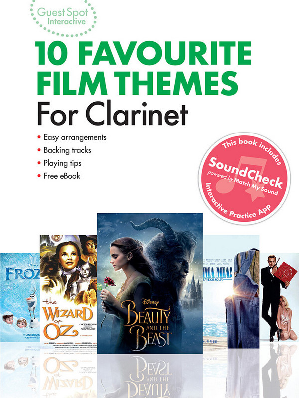 10 favourite Film Themes (+Soundcheck):  for clarinet  