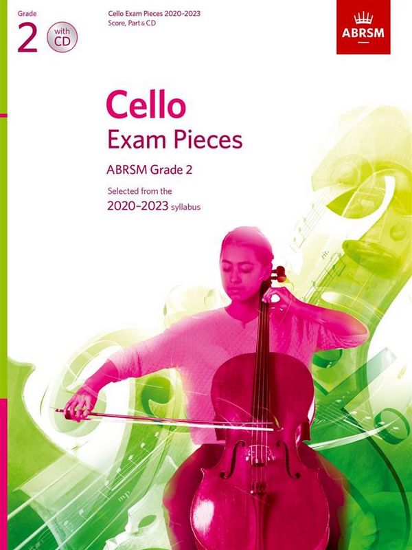 Cello Exam Pieces 2020-2023 Grade 2 (+CD)&nbsp;&nbsp;for cello and piano&nbsp;&nbsp;score and part