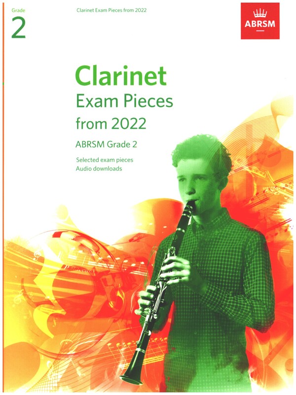 Clarinet Exam Pieces 2022 ABRSM Grade 2 (+Online Audio)&nbsp;&nbsp;for clarinet&nbsp;&nbsp;