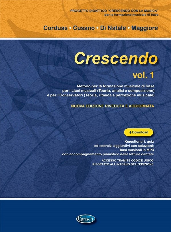 Crescendo vol. 1&nbsp;&nbsp;Theory and Education&nbsp;&nbsp;Buch + Online-Audio