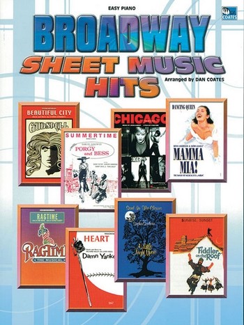 Broadway Sheet Music Hits:&nbsp;&nbsp;for vocal/easy piano&nbsp;&nbsp;Songbook