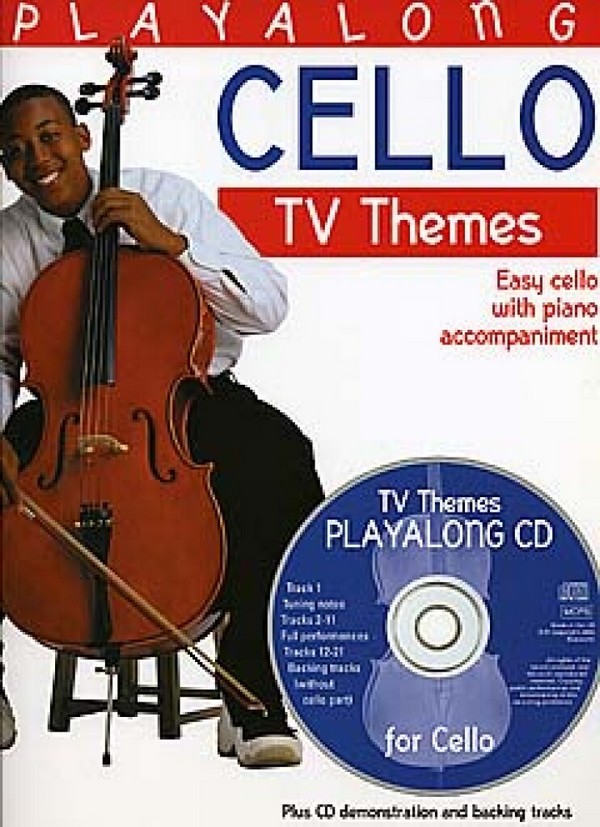Playalong Cello (+CD) TV Themes  for cello (easy) and piano  