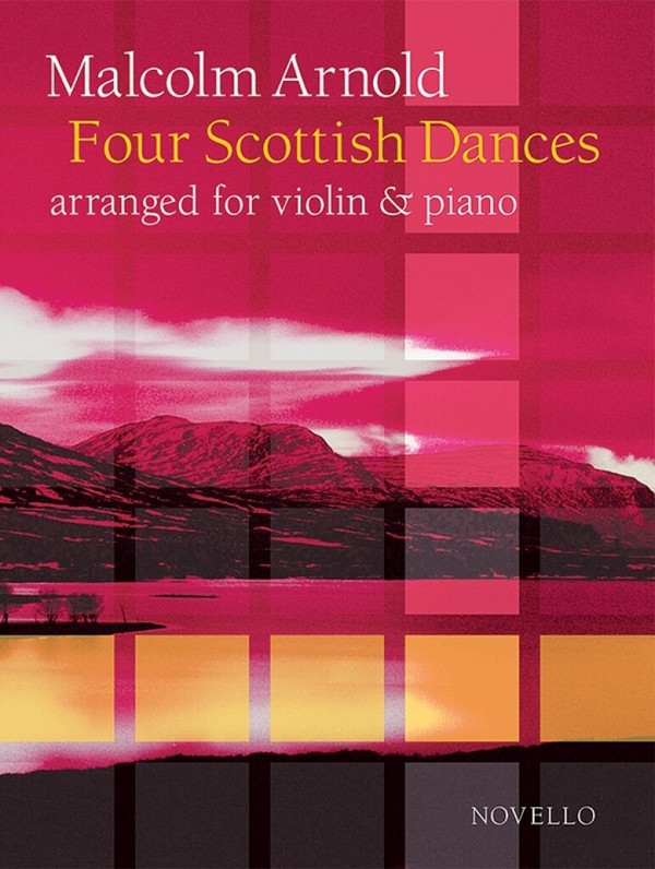 4 Scottish Dances op.59  for violin and piano  